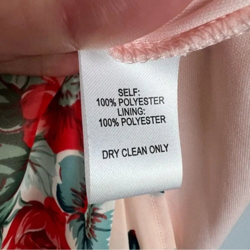 Lulu's Garden Meandering Blush Floral Print Maxi Dress S - Picture 10 of 10